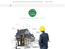 Tablet Screenshot of cleanefficientenergy.com